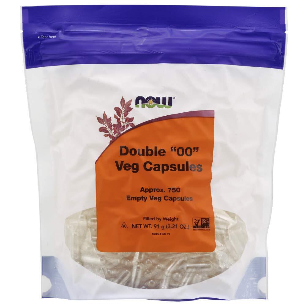 Clear Empty Veggie Capsules 750 Count Double 00 for DIY Supplements