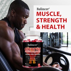 Creatine Monohydrate Gummies Increase Strength Muscle Endurance Energy 60 US