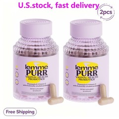 Women’s Vaginal Health Probiotic Capsules 120 Count with Vitamin C & Pineapple