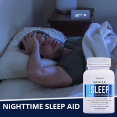 Sleep 120 Caps – Fall Asleep Faster, Wake Refreshed – L-Tryptophan, Magnesium