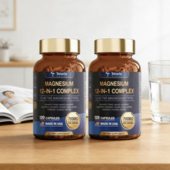 Magnesium 12 in 1 Complex Dietary – 700mg Supplement 120 Capsules hot sale