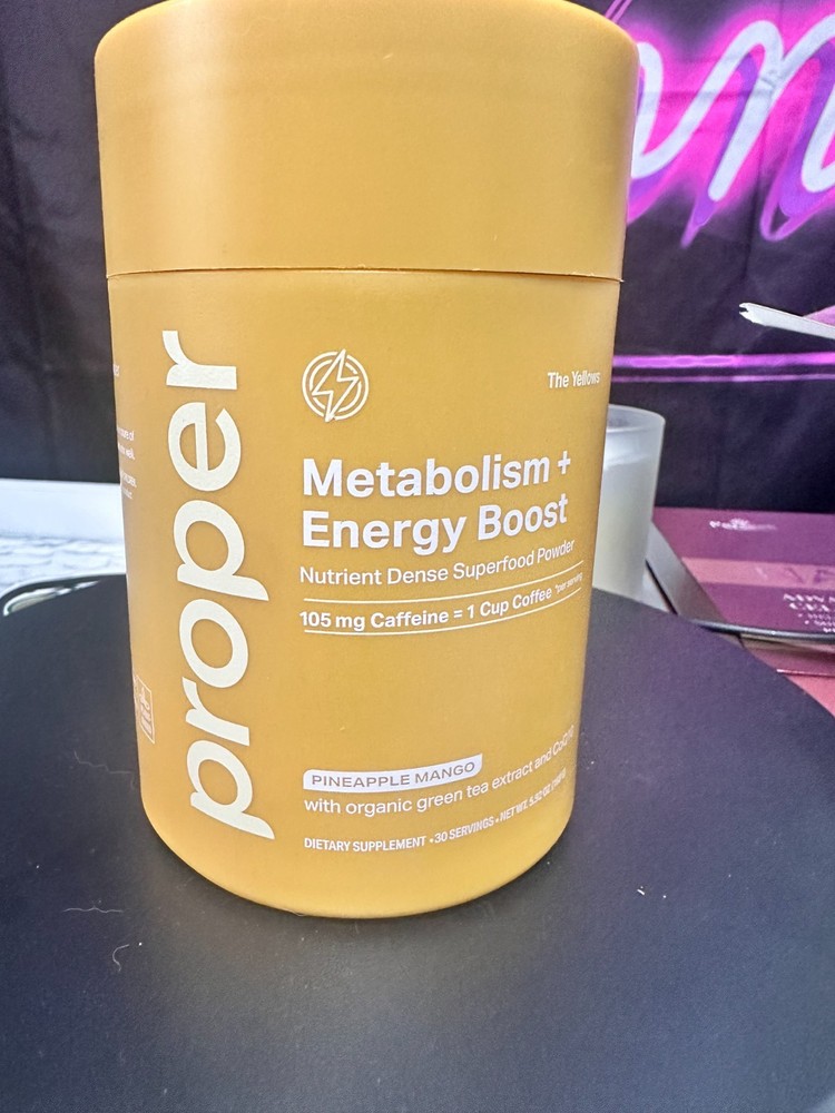 Proper Metabolism + Energy boost