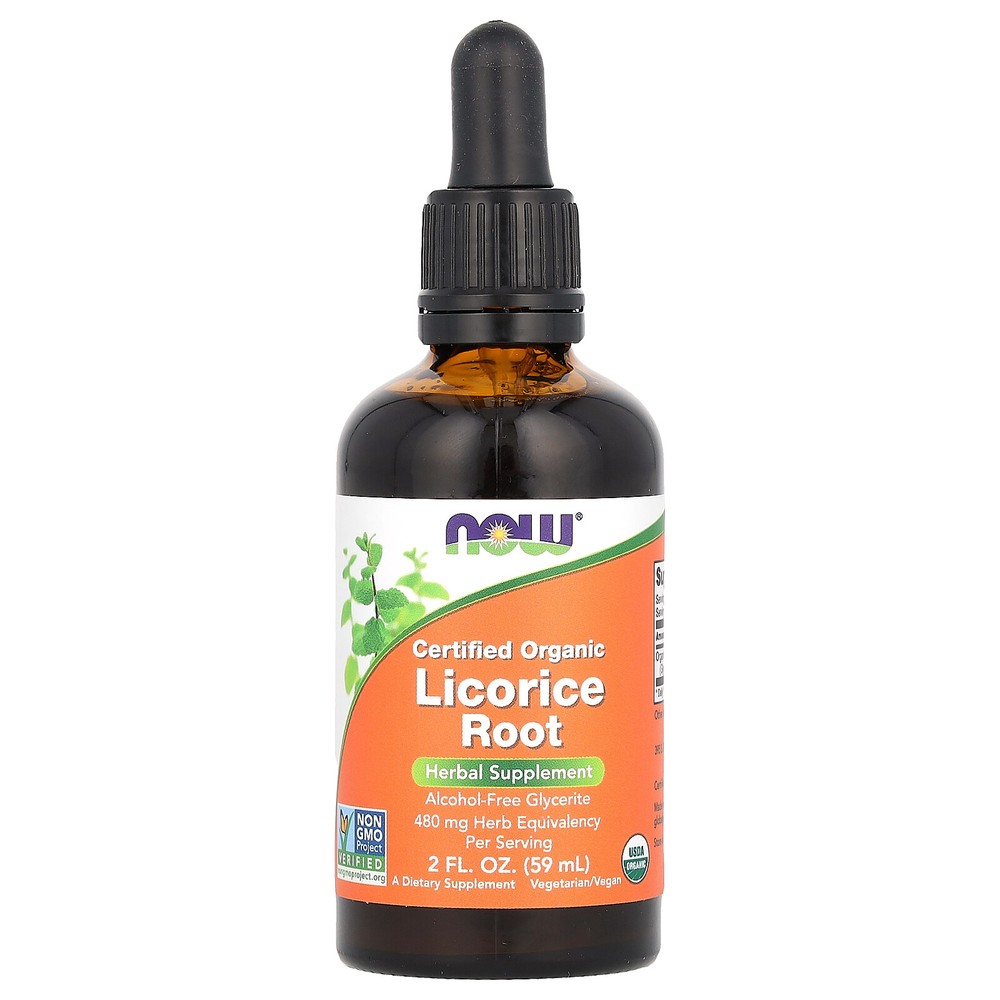 Certified Organic Licorice Root, 480 mg, 2 fl oz (59 ml)