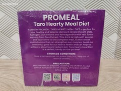 Luxe Slim ProMeal Taro Hearty Meal Diet 10 Sachets (Authorized US Seller)