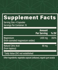 Global Healing Center Oxy Powder Oxygen Based Safe Natural Colon Cleanse 60 Caps