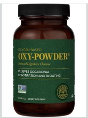 Global Healing Center Oxy Powder Oxygen Based Safe Natural Colon Cleanse 60 Caps