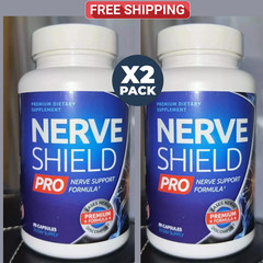 2 Packs Nerve Shield Pro Advanced New Formula for Neuropathy Exp: 30/12/2027