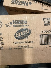 Nestle Boost Very High Calorie Complete Nutritional Drink Chocolate 8 oz 24 Ct