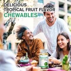 Digestive Enzymes with Papain & Bromelain Gas, Constipation Bloating Relief
