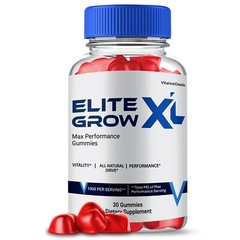Elite Grow XL Gummies for Men, Max Strength, EliteGrow XL Supplement (1 Pack)