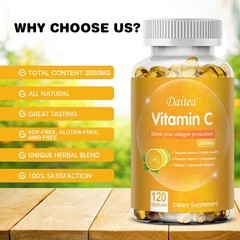 Vitamin C Liposomal Complex 1600 Mg – Immune System Support 30/60/120 Capsules