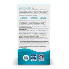 Nordic Naturals Ultimate Omega + CoQ10 1280mg Lemon 60 Soft Gels