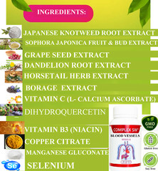 BLOOD PRESSURE & CIRCULATION SUPPORT HEALTHY CHOLESTEROL ARTERY CLEANSE PROTECT