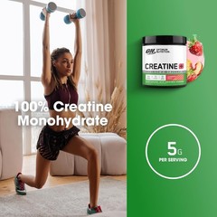 Hydration & Strength Booster: Creatine Monohydrate Strawberry Peach, 40 Servings