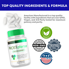 Prostafense Advanced Prostate Support Natural Bladder Health Formula 120 Capsule