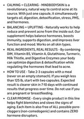 CLEARSTEM Mindbodyskin Hormonal Acne Supplement 90 Count