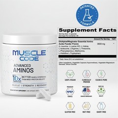 Muscle Code Essential Amino Acid Capsules Synthesis & Repair Nautilus Strength