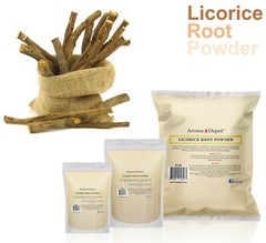 Licorice Root Powder (Liquorice) Mulethi Glycyrrhiza glabra 100% Natural Raw