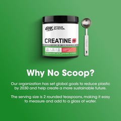 Optimum Nutrition Creatine Monohydrate Plus Powder Strawberry Peach 40 Servings