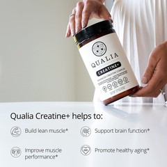 Qualia Creatine | Advanced Creatine Complex | 2 Sources + Magnesium | Optimized