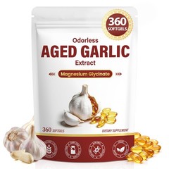 BOSNETHUINH Aged Garlic Extract, Odorless Aged Garlic Extract Capsules, 2Year…