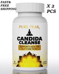 1-3 PCS Pure Peak Candida Cleanse-Boost Gut&Colon Health-60 Caps + for Men&Women