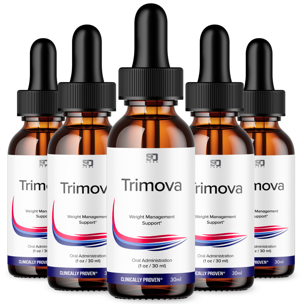 Trimova Metabolism Drops – Effective Weight Management for Men & Women (5 Pack)