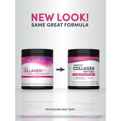 NeoCell Collagen Peptides Powder Vitamin C Hyaluronic Acid Unflavored 6.9 oz