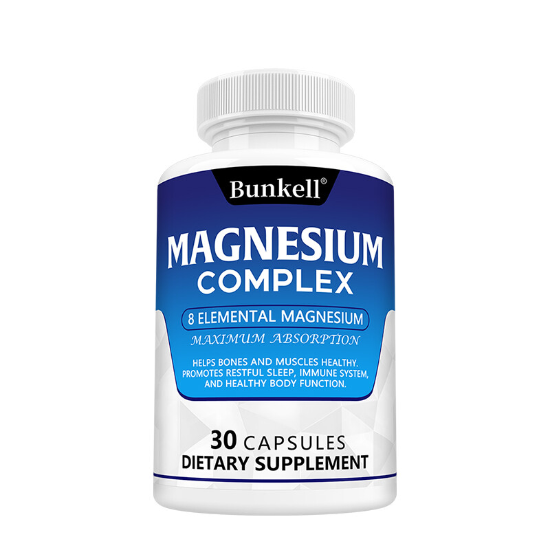 Magnesium Complex 1000mg 8 Elemental Magnesium for Muscle Bones Heart Health