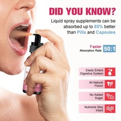 2X Magnesium Liquid Spray 400mg Magnesium Support Muscle Bone & Nerve Health