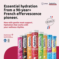 Upsa HydraMax Daily Electrolyte Hydration 16 Count (Pack of 3), Strawberry