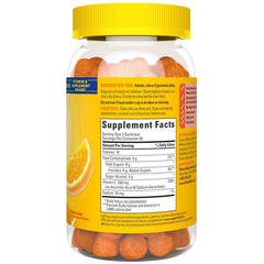 Zero Sugar Vitamin C Gummies 250 mg Serving Immune Antioxidant Support Oct 2027