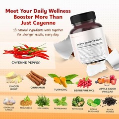 Cayenne Pepper 8000Mg Ginger 3000Mg Turmeric 2500Mg Berberine 2500Mg – Digestion