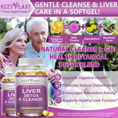 Natural Liver Support – High Absorption Detox Softgels with Dandelion Root
