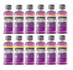 Listerine Total Care Fresh Mint Antiseptic Mouthwash, 3.2 Fl Oz (Pack of 12)