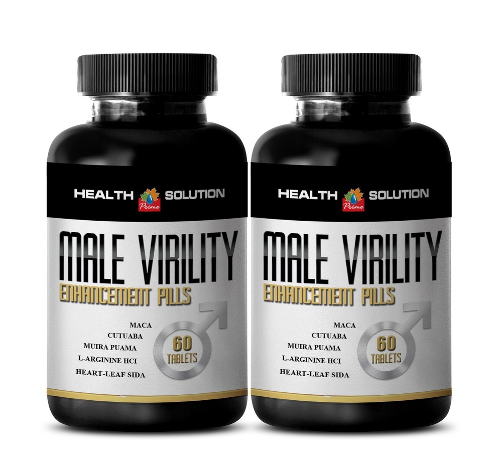 Libido Enhancement – MALE VIRILITY – Maca supplement – 2 bottles