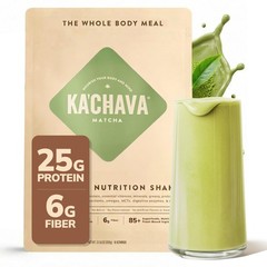 Ka’Chava Whole Body Meal Shake Matcha 2 lb – Gluten & Dairy Free (15 Servings)