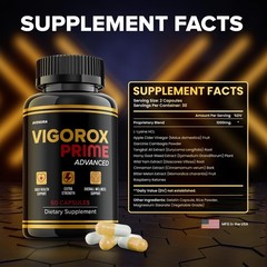 (1 Pack) Vigorox Prime for Men Capsules – VigoroxPrime MultiVitamin Energy Pills