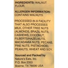Nature’s Eats Finely Ground 100% Walnut Flour – Gluten-Free, Great Baking, 16 OZ