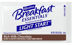 Carnation Breakfast Essentials Light Start Chocolate Drink Mix – 8 Ct -Pack of 8