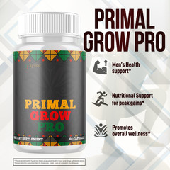Primal Grow Pro Advanced Formula Natural Energy & Fitness Support 180 Capsules