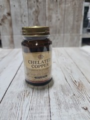 Solgar Chelated Copper 100 Tablets. Exp 05/2028