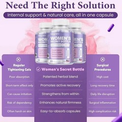 NEW LUXRY 1-3PCS Women’S Secret Bottle-60 Tablets -Healthcare Kacip Fatimah 1kMG