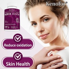 Nerve Support With Benfotiamine Stabilized R-Alpha Lipoic Acid 120 Capsules