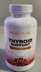 Pure Peak Advanced Thyroid Support Supplement – 60 Capsules Exp 10/2027