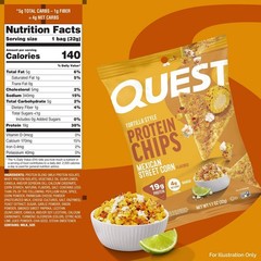 Quest Nutrition Mexican Street Corn Protein Chips – 19g Protein – 1.1oz/8ct
