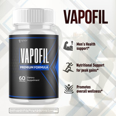 (3 Pack) Vapofil Advanced Male Pills Vapo Fil Formula Supplement 180 Capsules
