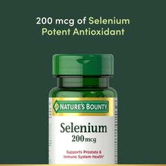 Nature’s Bounty Selenium, Supports Prostate and Immune 100 Count (Pack of 1)