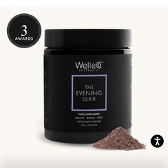 WelleCo Evening Elixir Chocolate 5.3oz 150g Powder Sealed Exp 04/27