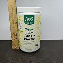 365 Whole Foods Market Fiber Digestive Aid Organic CLEAR Acacia Powder